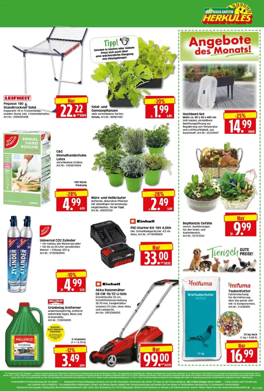 Herkules Baumarkt Prospekt (ab 02.03.2026) zum Blättern - Seite 16