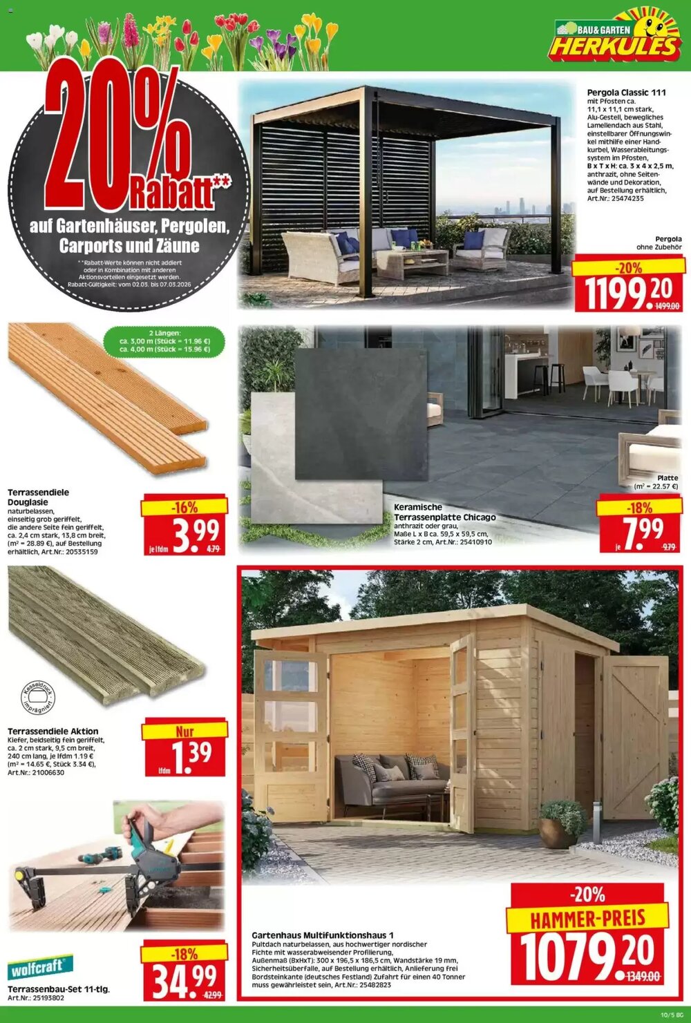 Herkules Baumarkt Prospekt (ab 02.03.2026) zum Blättern - Seite 5