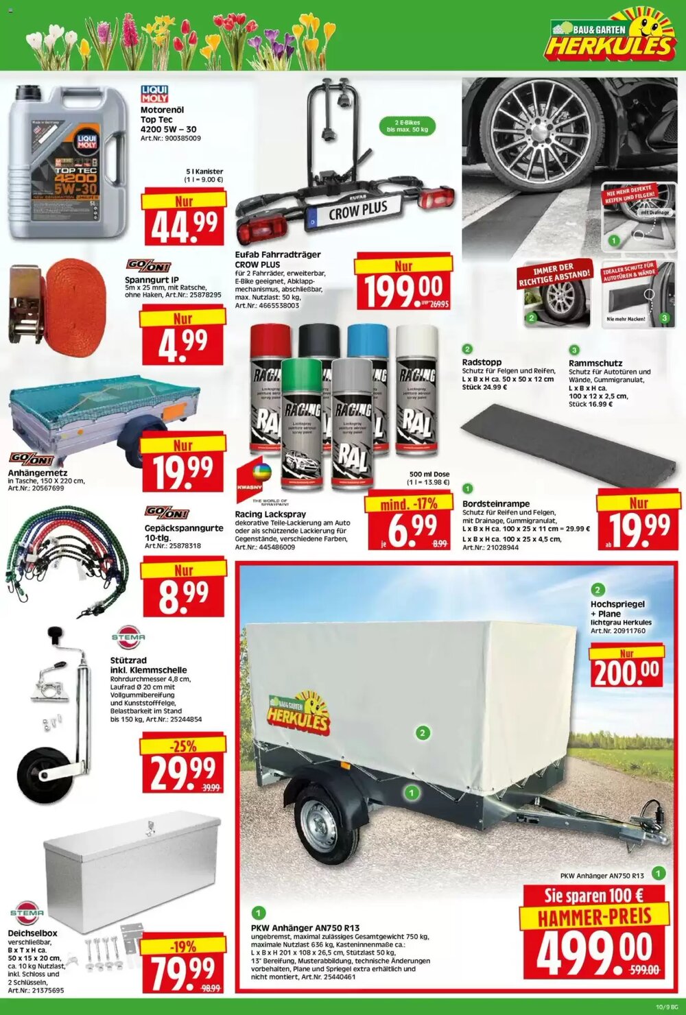 Herkules Baumarkt Prospekt (ab 02.03.2026) zum Blättern - Seite 9