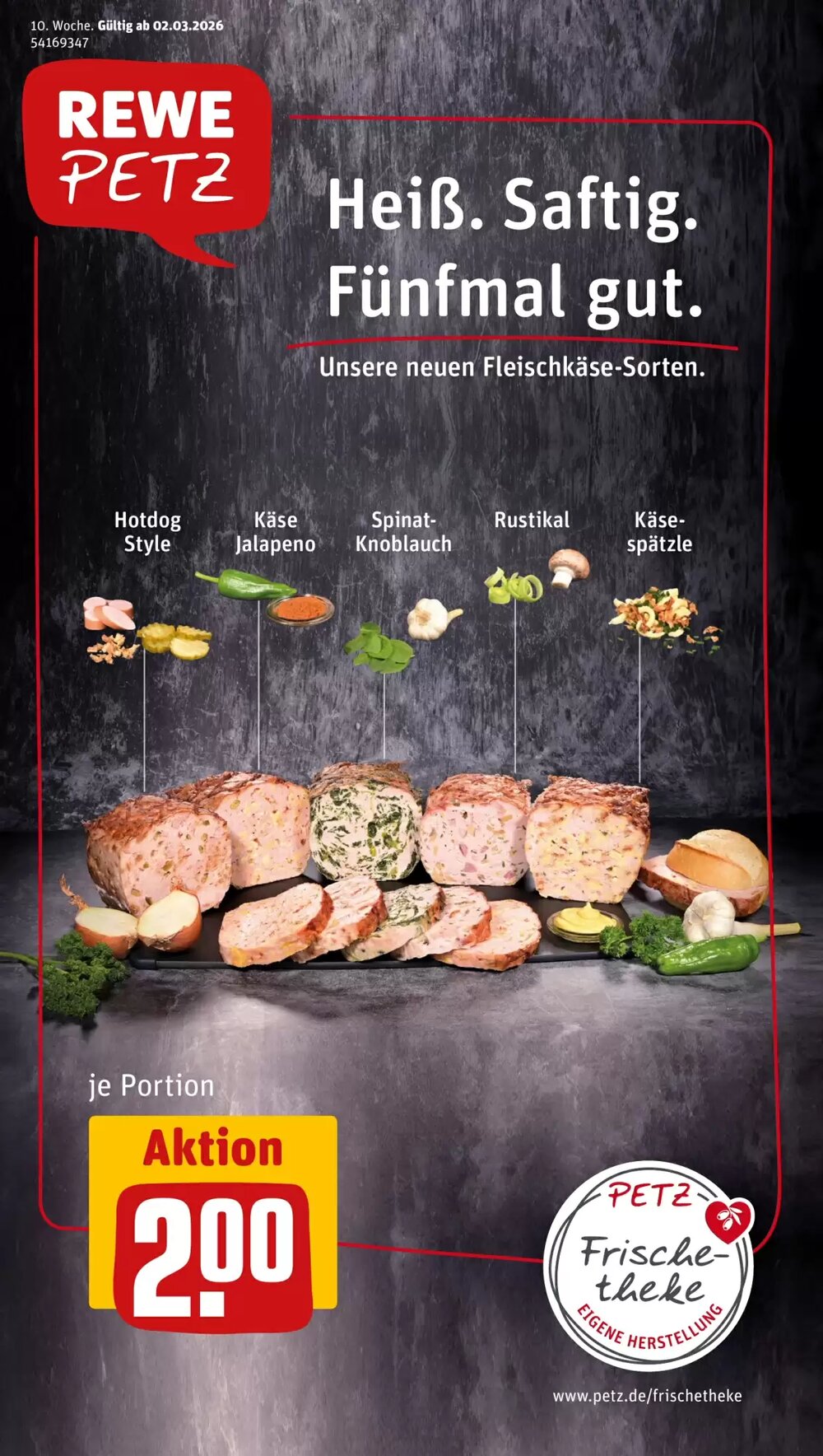 REWE PETZ Prospekt (ab 02.03.2026) zum Blättern - Seite 1