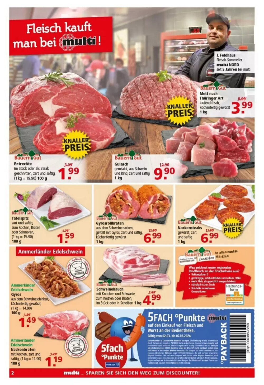 Multi Markt Prospekt (ab 02.03.2026) zum Blättern - Seite 2