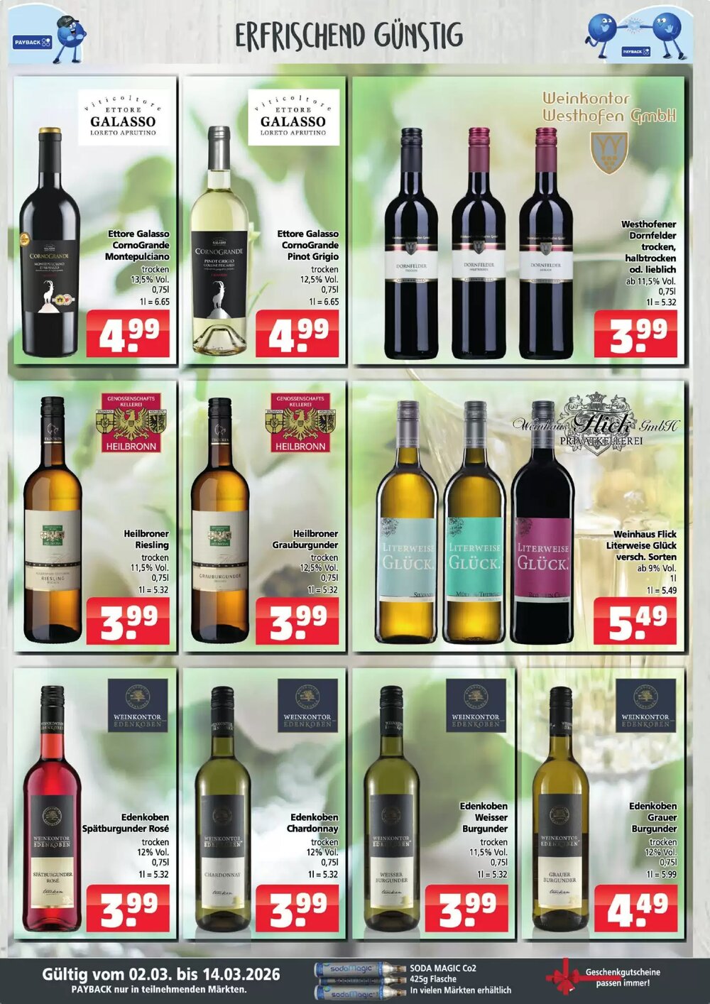 Getränkehaus Prospekt (ab 02.03.2026) zum Blättern - Seite 2