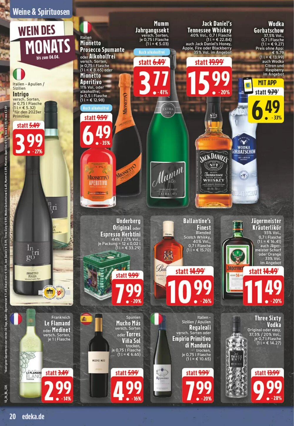 EDEKA Vogl Prospekt (ab 02.03.2026) zum Blättern - Seite 22