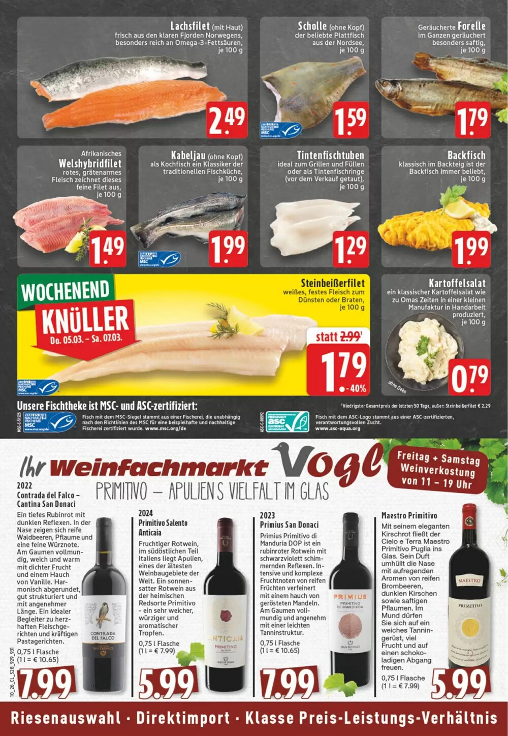 EDEKA Vogl Prospekt (ab 02.03.2026) zum Blättern - Seite 26