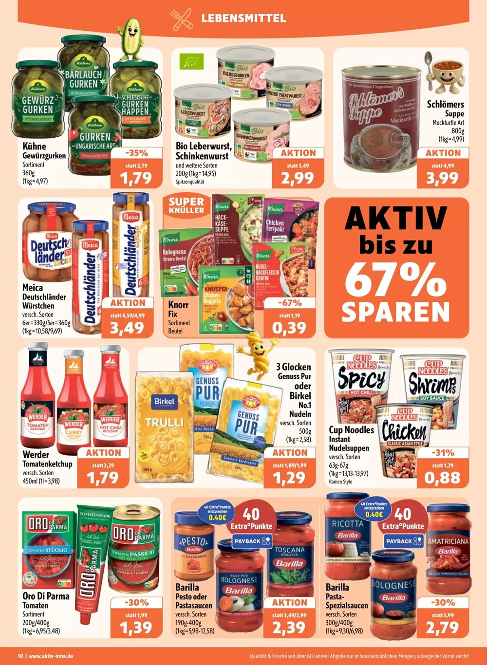 Aktiv Irma Prospekt (ab 02.03.2026) zum Blättern - Seite 10