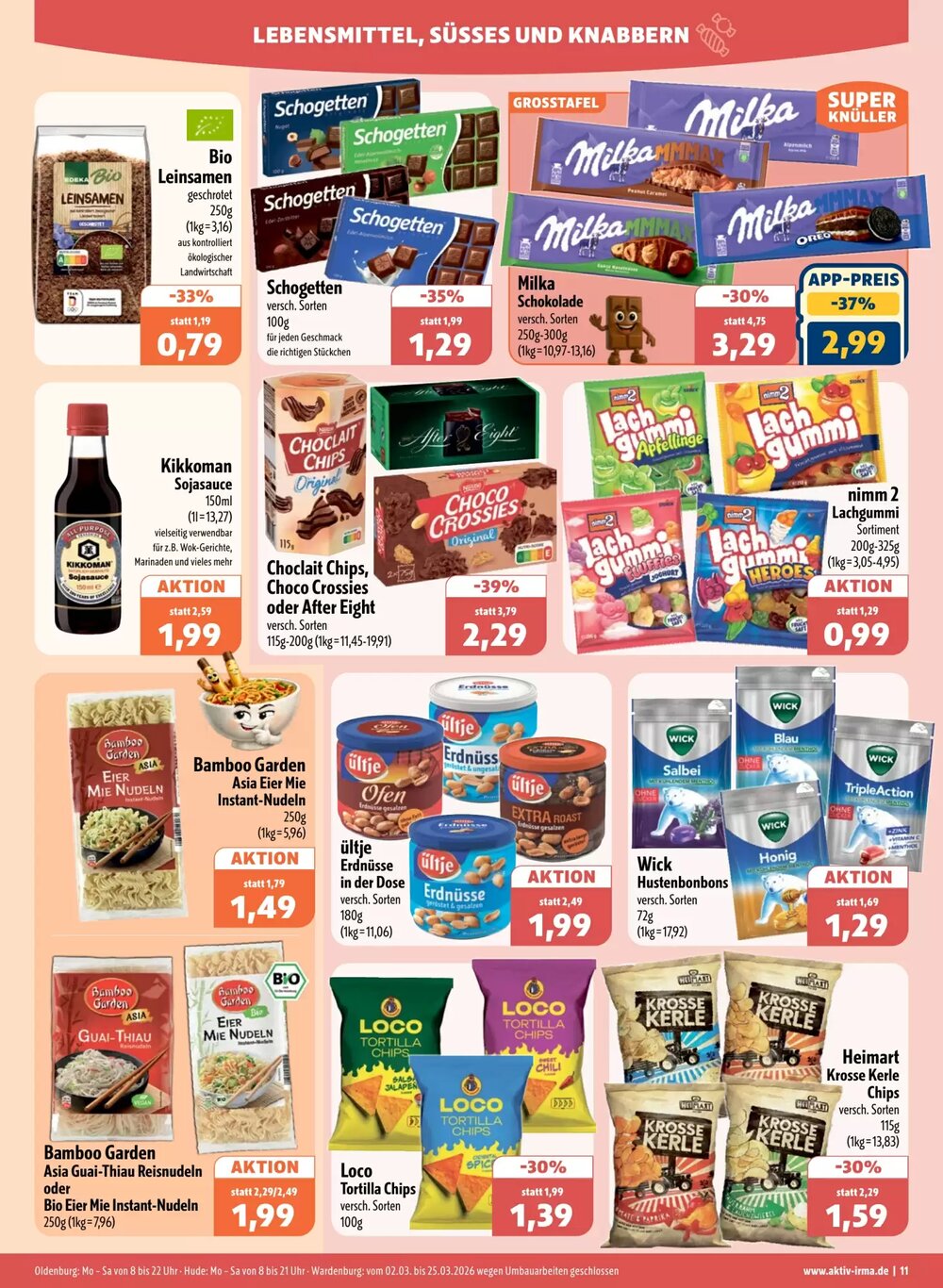 Aktiv Irma Prospekt (ab 02.03.2026) zum Blättern - Seite 11