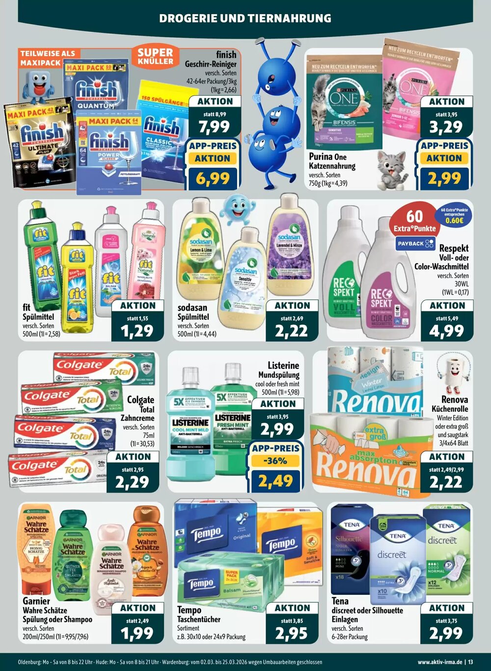 Aktiv Irma Prospekt (ab 02.03.2026) zum Blättern - Seite 13