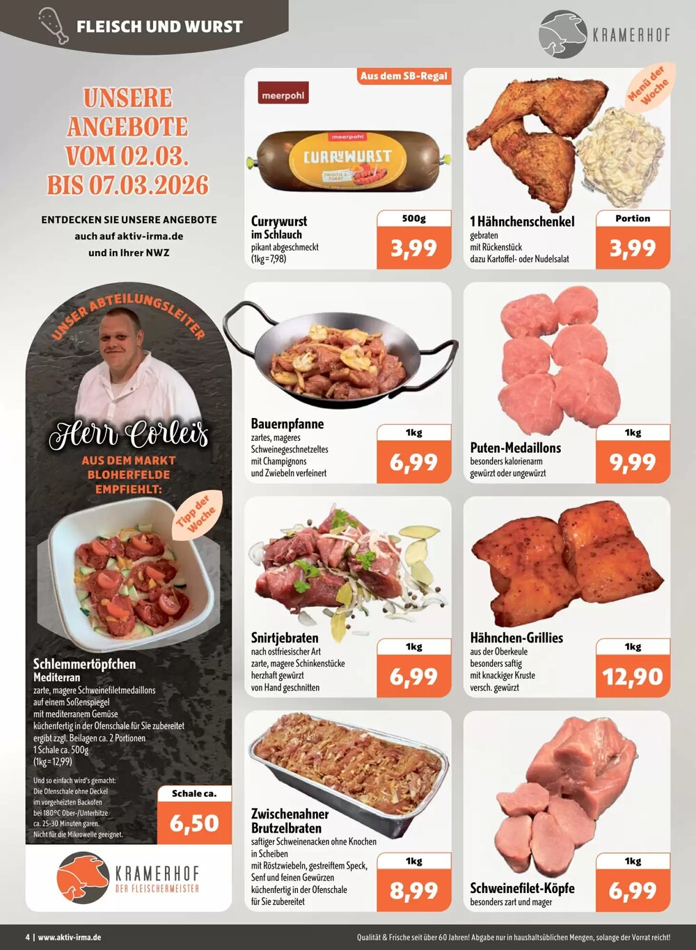 Aktiv Irma Prospekt (ab 02.03.2026) zum Blättern - Seite 4