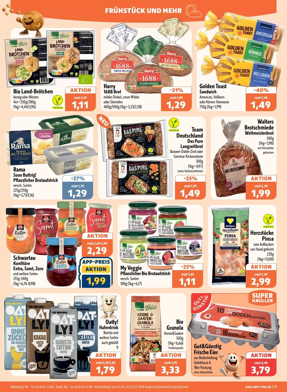 Aktiv Irma Prospekt (ab 02.03.2026) zum Blättern - Seite 9