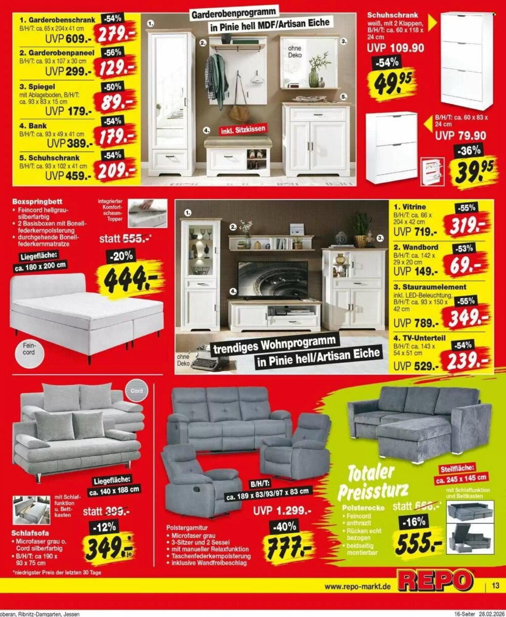 Repo Markt Prospekt (ab 02.03.2026) zum Blättern - Seite 13