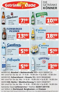 Getränke Oase Prospekt (ab 02.03.2026) zum Blättern