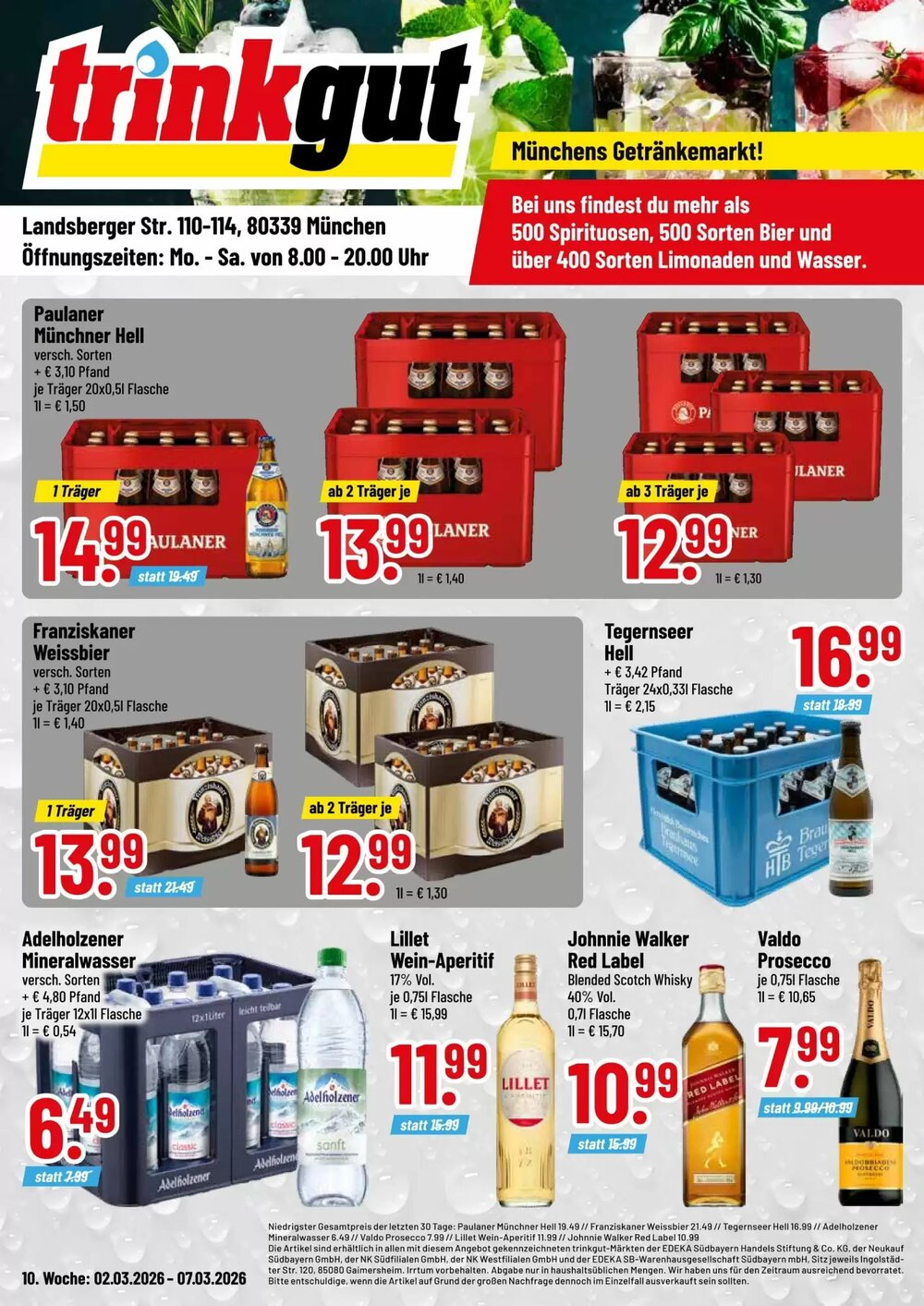 trinkgut Prospekt (ab 02.03.2026) zum Blättern - Seite 1