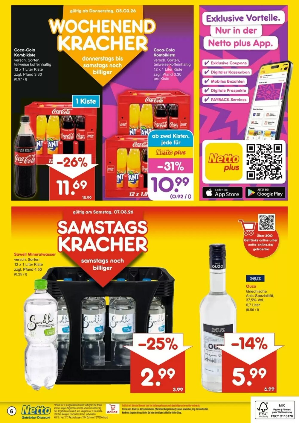 Netto Getränke Discount Prospekt (ab 02.03.2026) zum Blättern - Seite 6