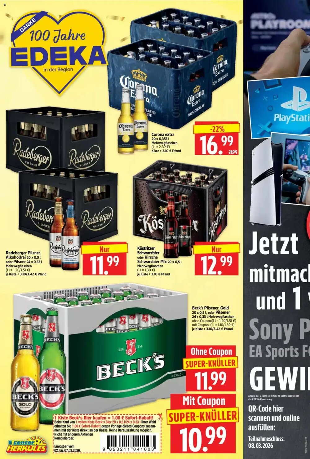 Edeka Herkules Prospekt (ab 02.03.2026) zum Blättern - Seite 14