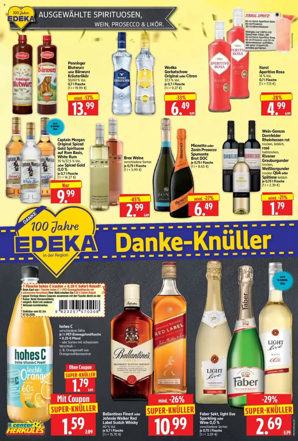 Edeka Herkules Prospekt (ab 02.03.2026) zum Blättern - Seite 16