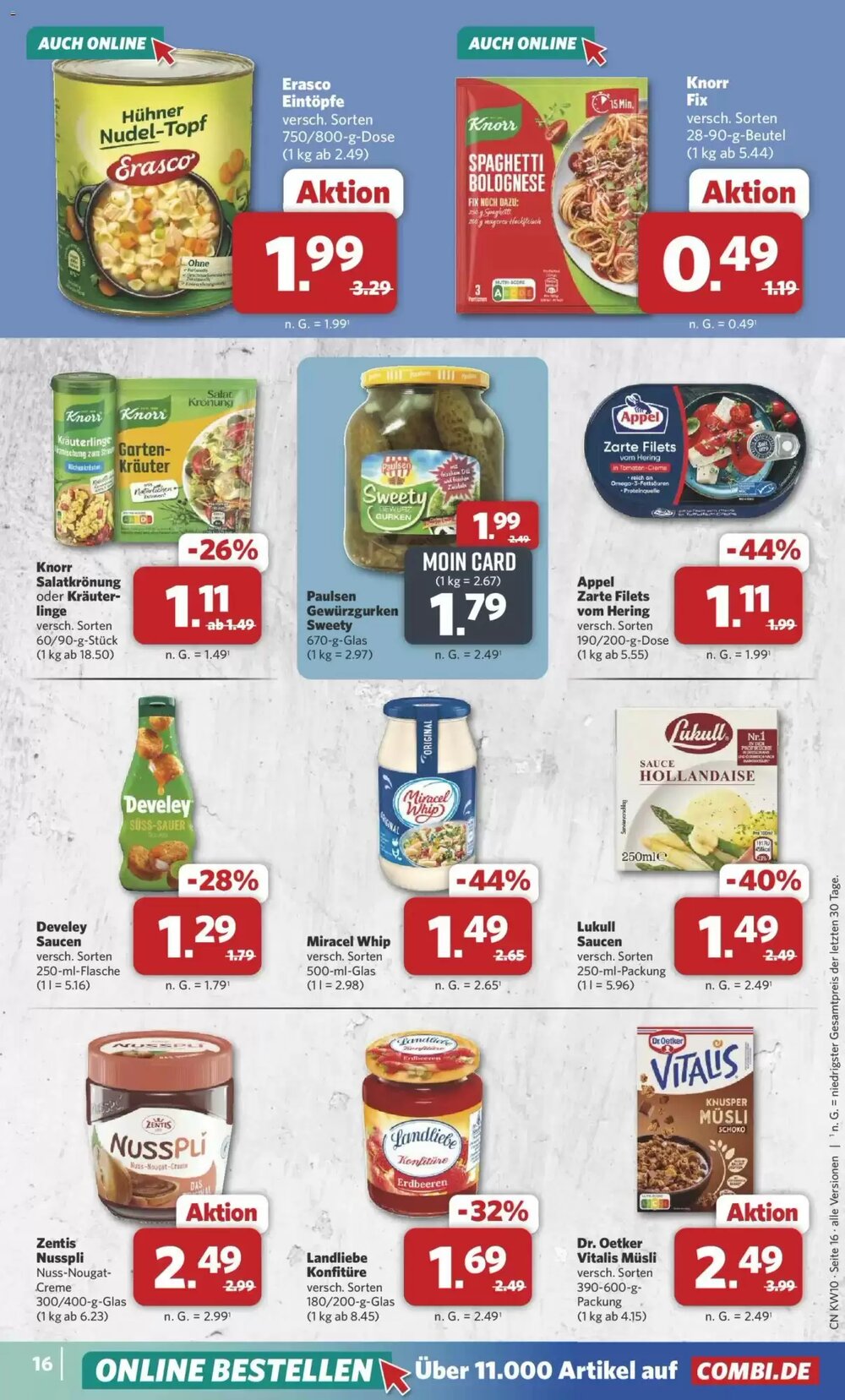 Combi Prospekt (ab 02.03.2026) zum Blättern - Seite 16