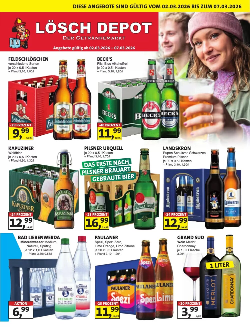 Lösch Depot Prospekt (ab 02.03.2026) zum Blättern - Seite 1