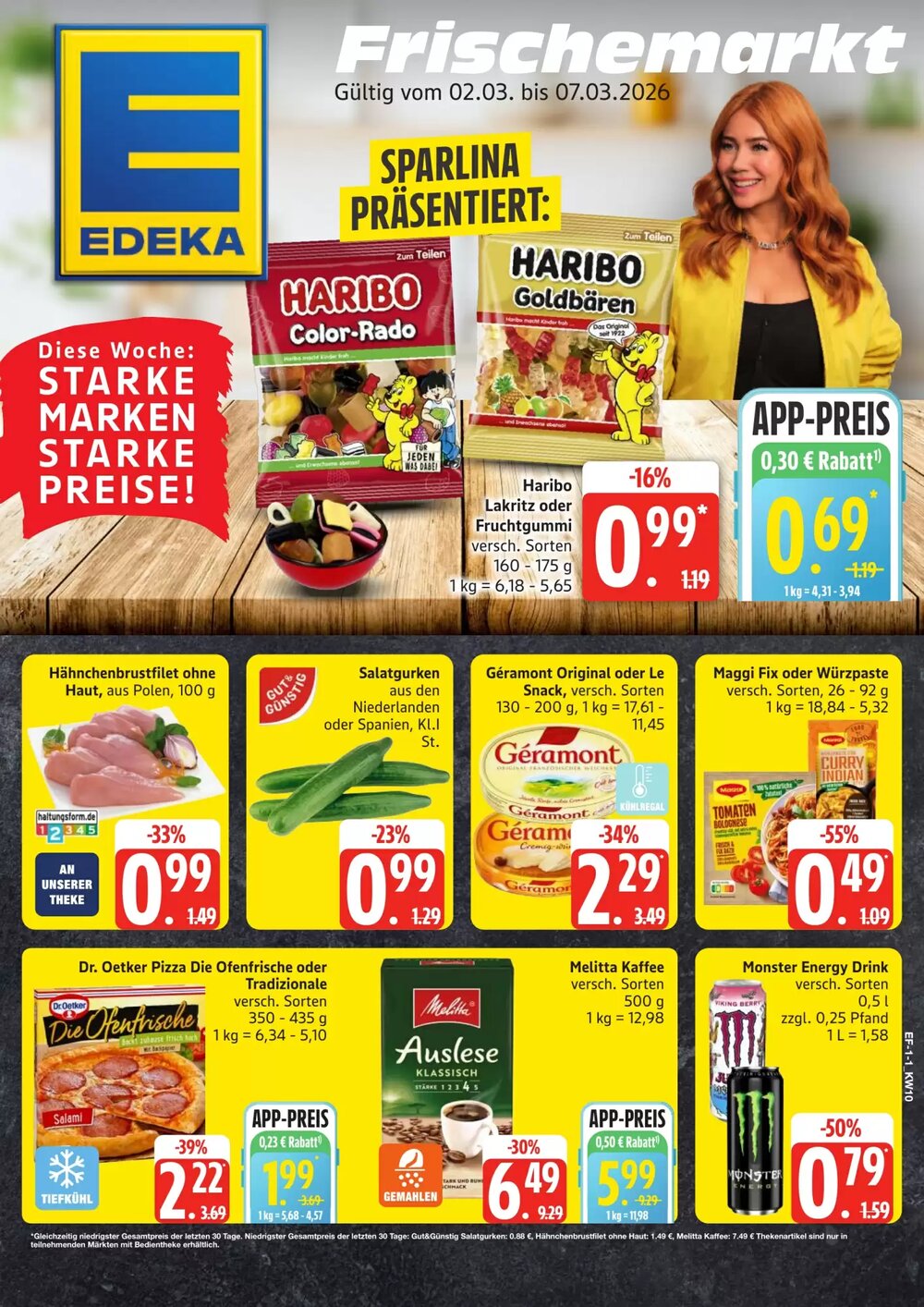 Edeka Frischemarkt Prospekt (ab 02.03.2026) zum Blättern - Seite 1