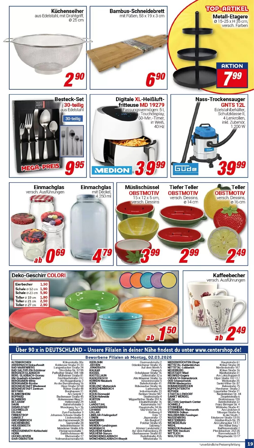CENTERSHOP Prospekt (ab 02.03.2026) zum Blättern - Seite 19