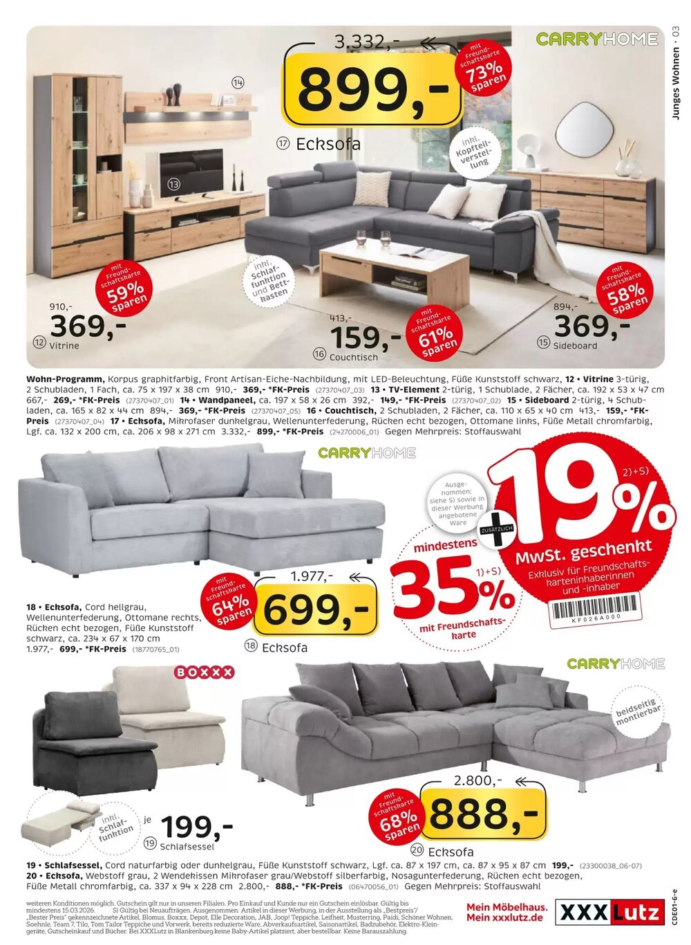 XXXLutz Prospekt (ab 02.03.2026) zum Blättern - Seite 3