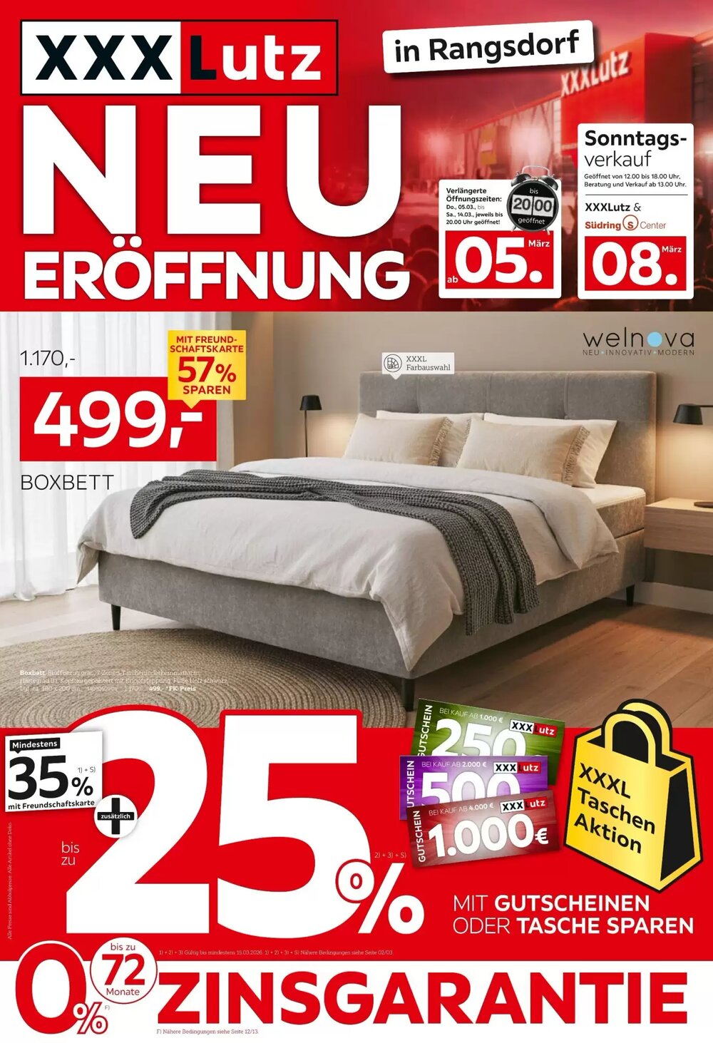 XXXLutz Prospekt (ab 02.03.2026) zum Blättern - Seite 1