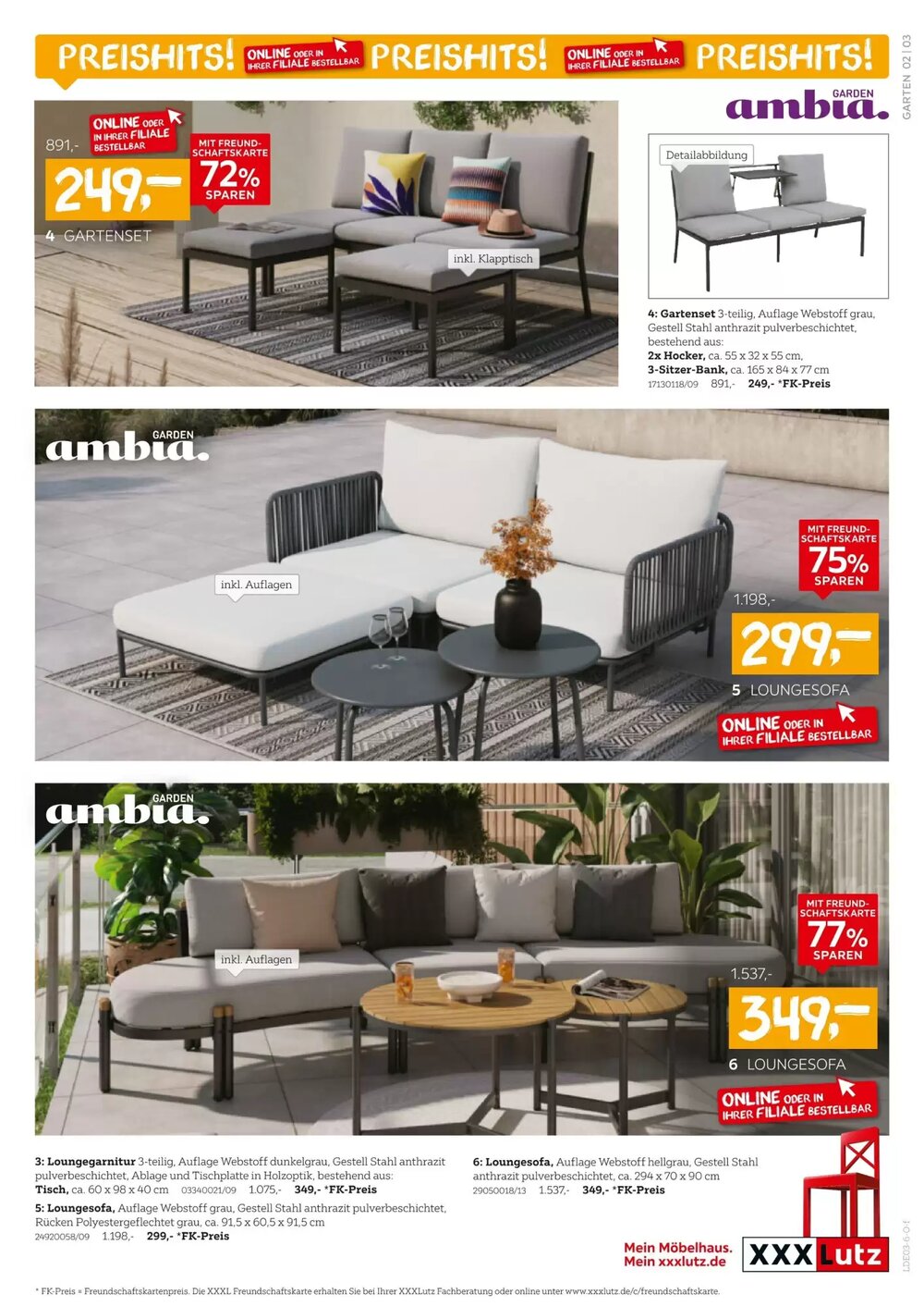 XXXLutz Prospekt (ab 02.03.2026) zum Blättern - Seite 3