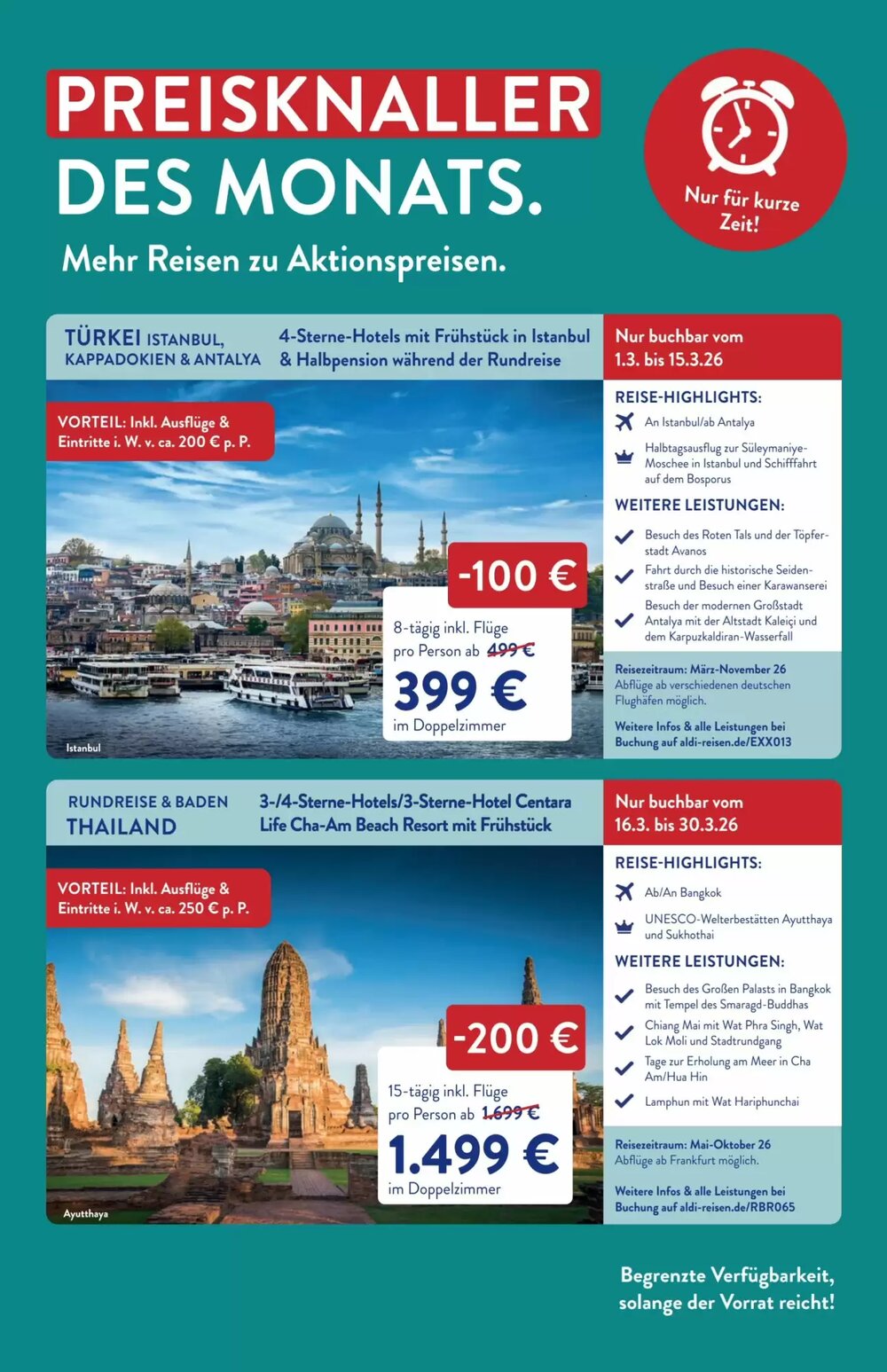 Aldi Süd Reisen Prospekt (ab 02.03.2026) zum Blättern - Seite 3