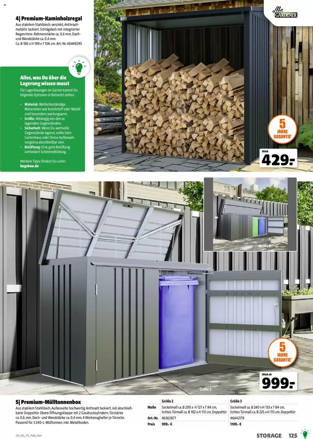 Hagebau Prospekt (ab 02.03.2026) zum Blättern - Seite 125