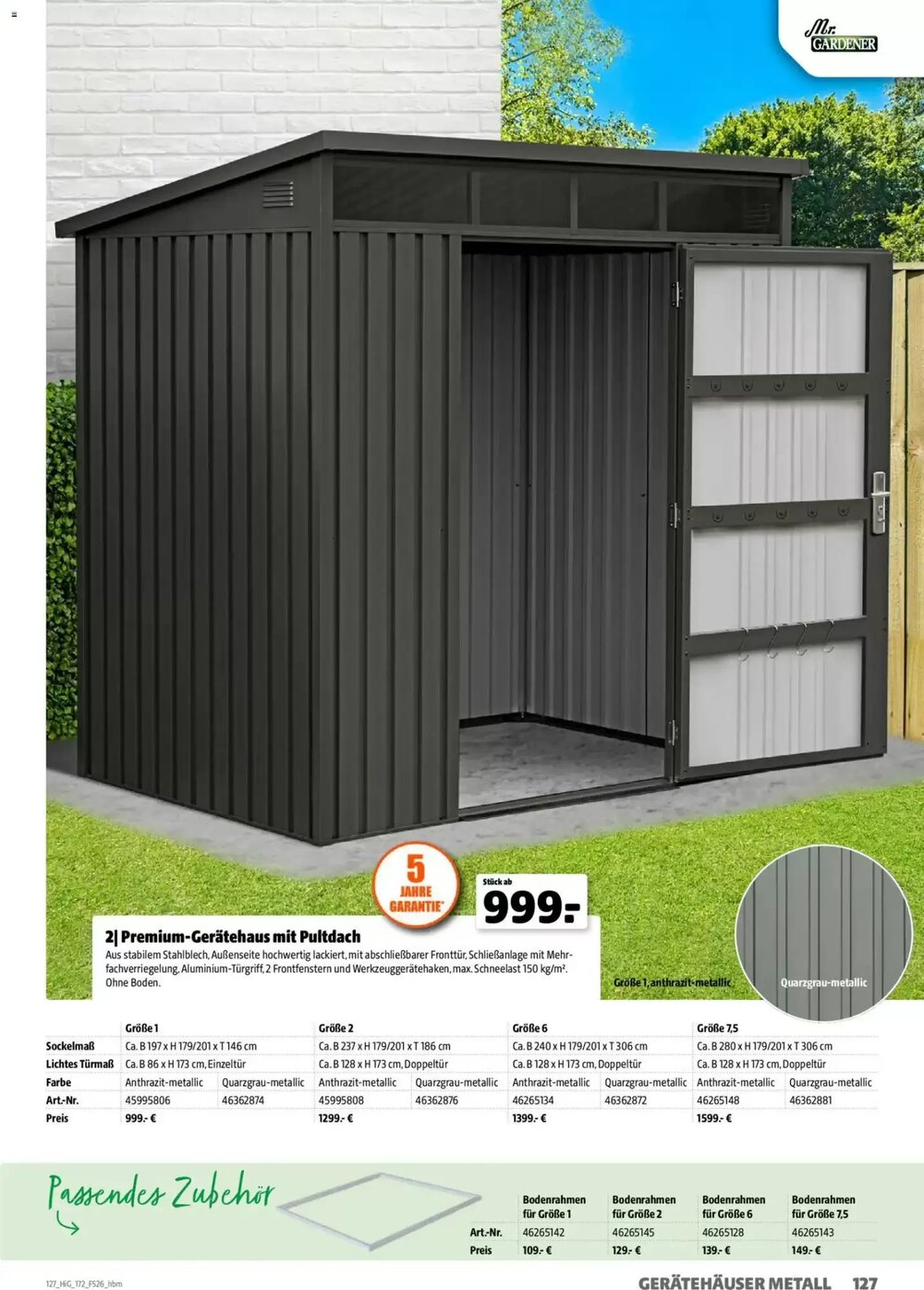 Hagebau Prospekt (ab 02.03.2026) zum Blättern - Seite 127