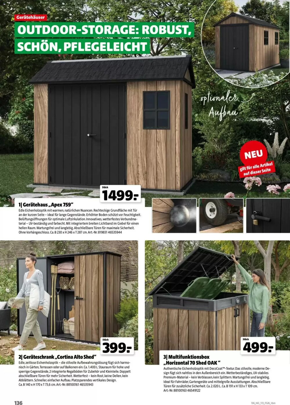 Hagebau Prospekt (ab 02.03.2026) zum Blättern - Seite 136