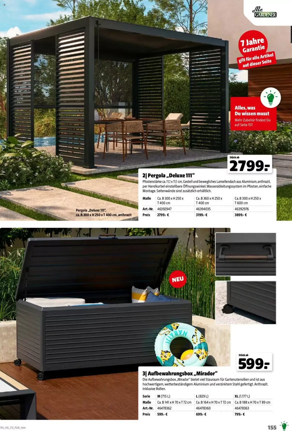 Hagebau Prospekt (ab 02.03.2026) zum Blättern - Seite 155