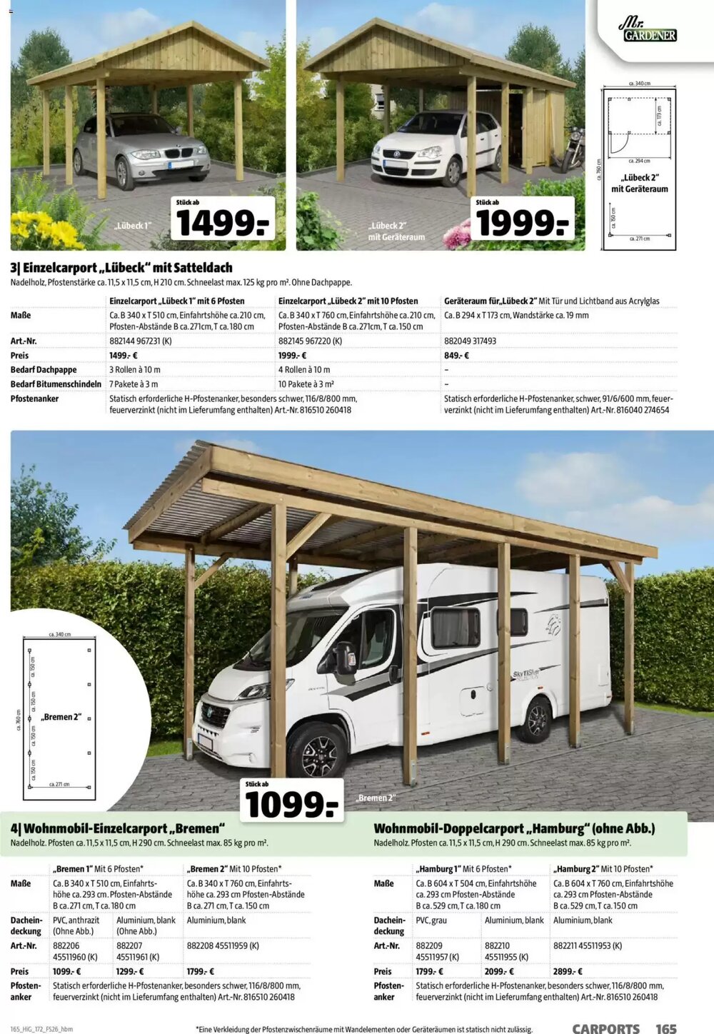 Hagebau Prospekt (ab 02.03.2026) zum Blättern - Seite 165