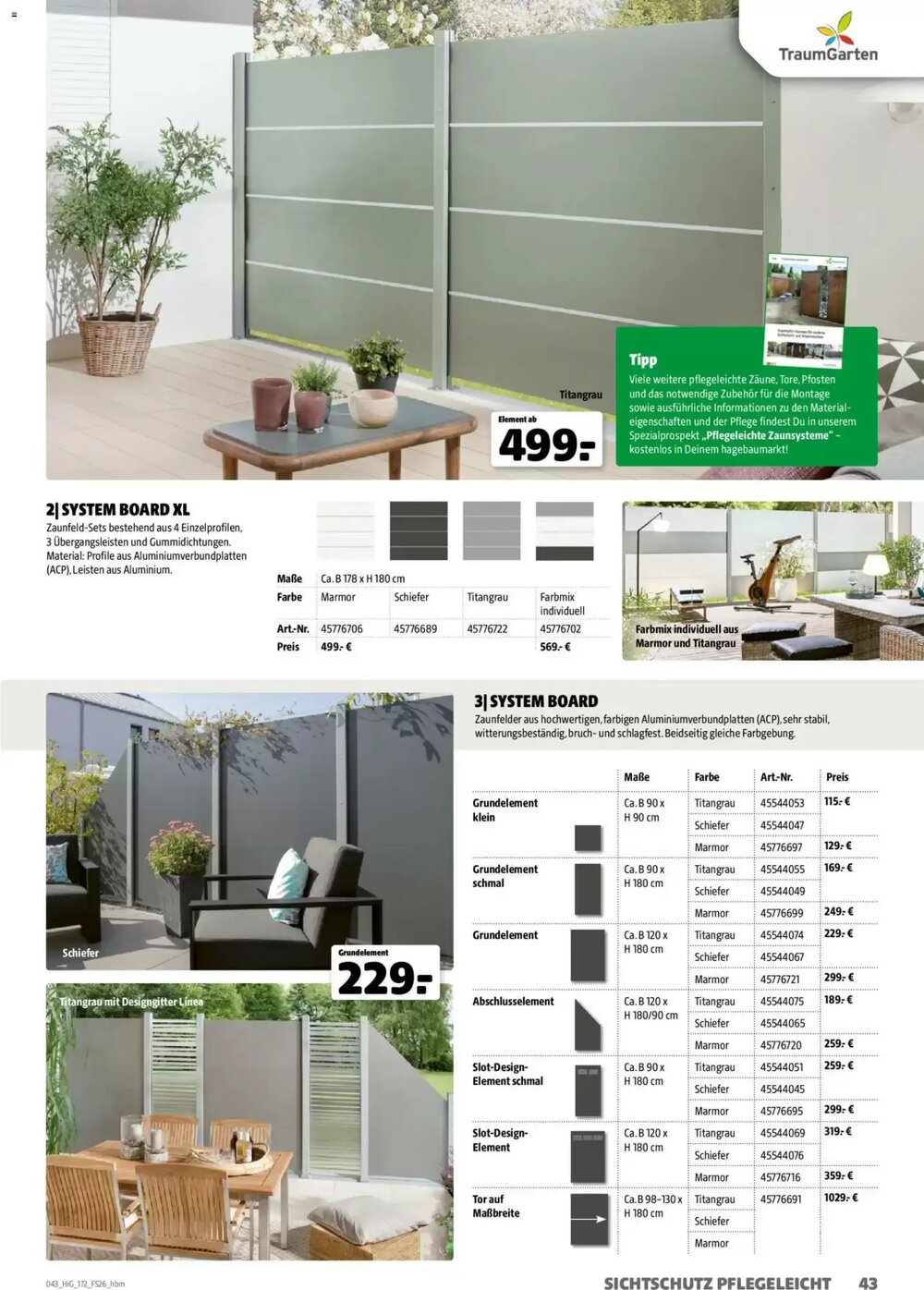 Hagebau Prospekt (ab 02.03.2026) zum Blättern - Seite 43