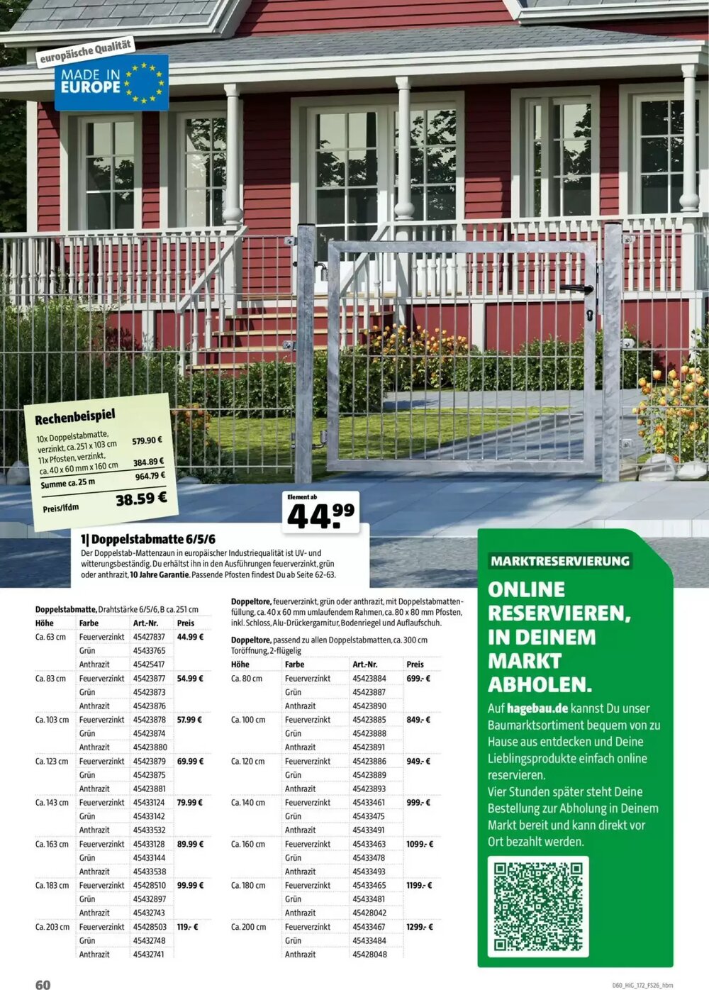 Hagebau Prospekt (ab 02.03.2026) zum Blättern - Seite 60
