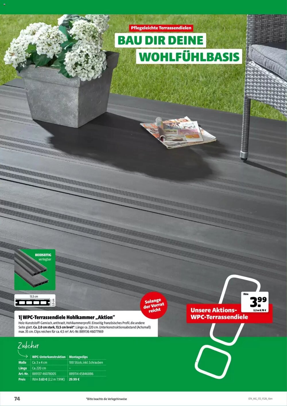 Hagebau Prospekt (ab 02.03.2026) zum Blättern - Seite 74