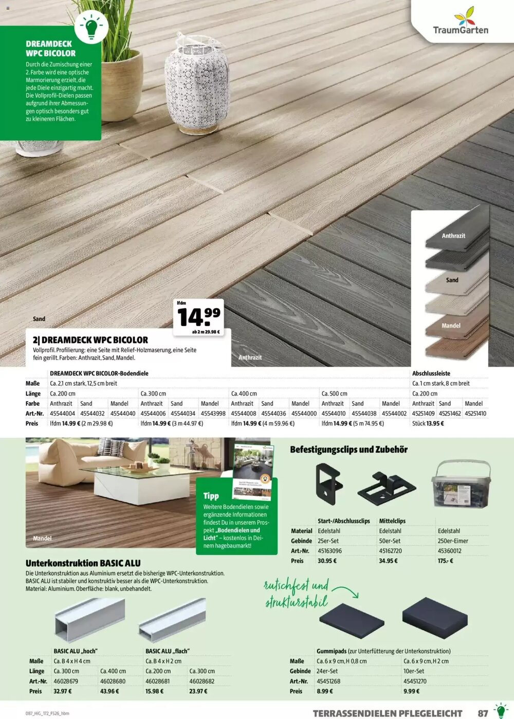 Hagebau Prospekt (ab 02.03.2026) zum Blättern - Seite 87