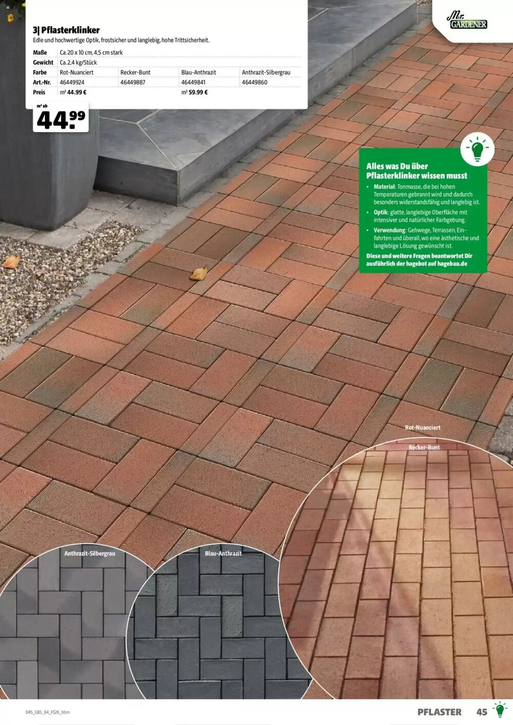 Hagebau Prospekt (ab 02.03.2026) zum Blättern - Seite 45