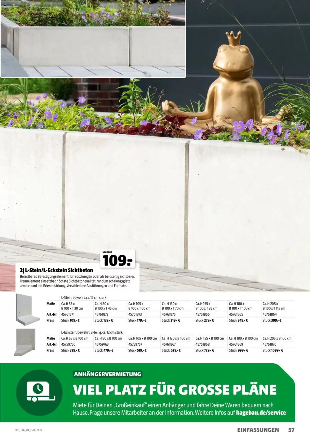 Hagebau Prospekt (ab 02.03.2026) zum Blättern - Seite 57