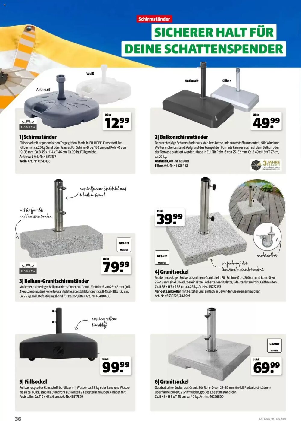 Hagebau Prospekt (ab 02.03.2026) zum Blättern - Seite 36