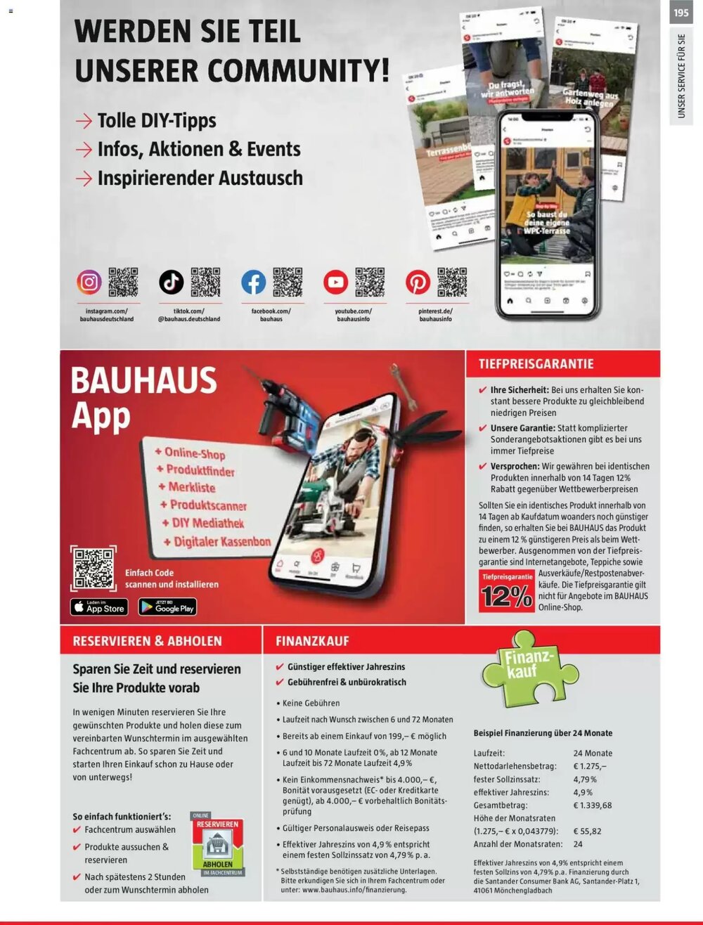 Bauhaus Prospekt (ab 02.03.2026) zum Blättern - Seite 195