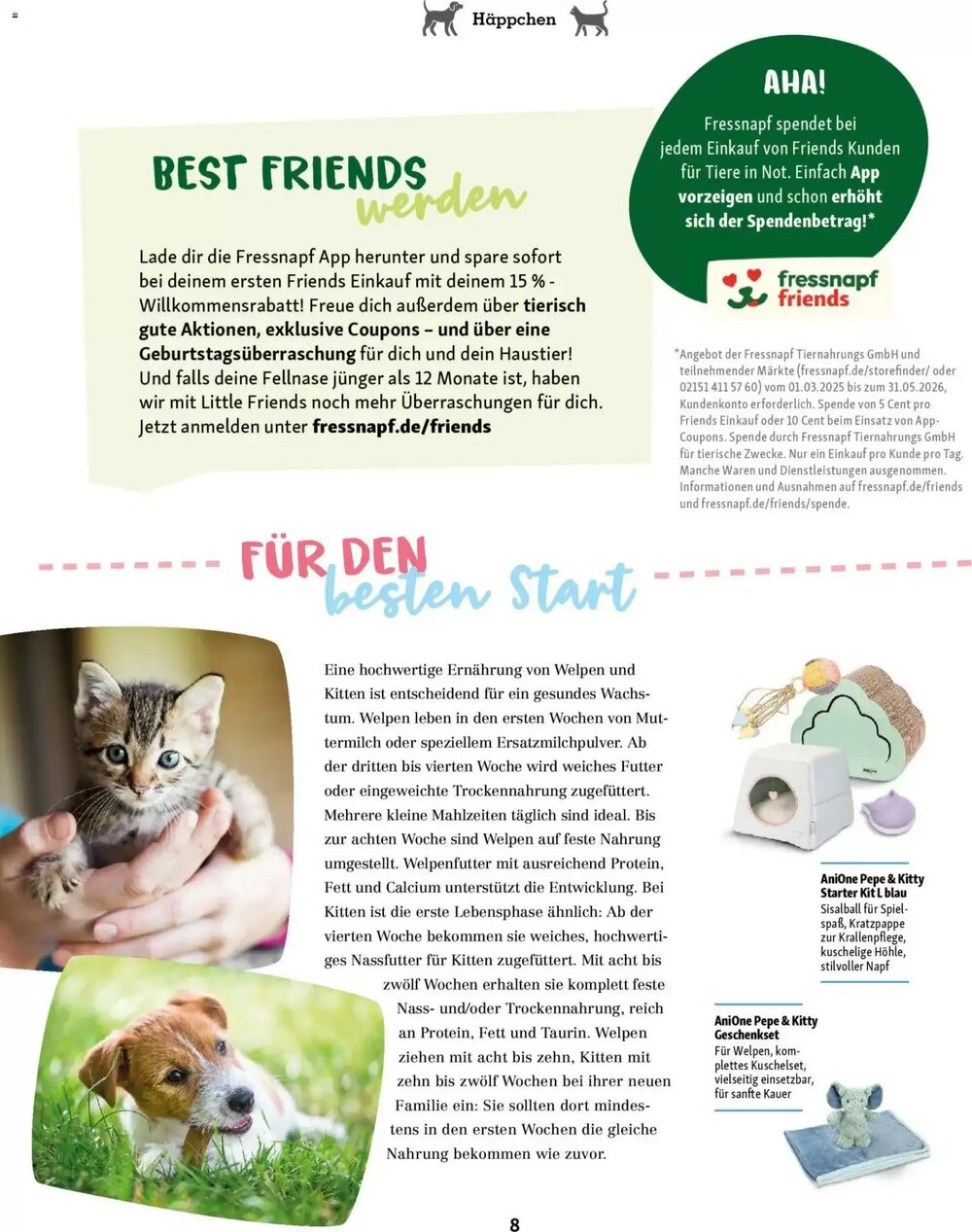 Fressnapf Prospekt (ab 02.03.2026) zum Blättern - Seite 8