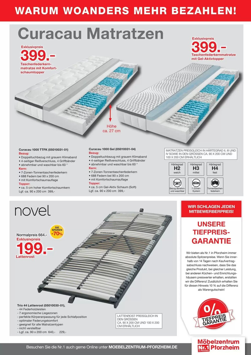Möbelzentrum Pforzheim Prospekt (ab 02.03.2026) zum Blättern - Seite 13