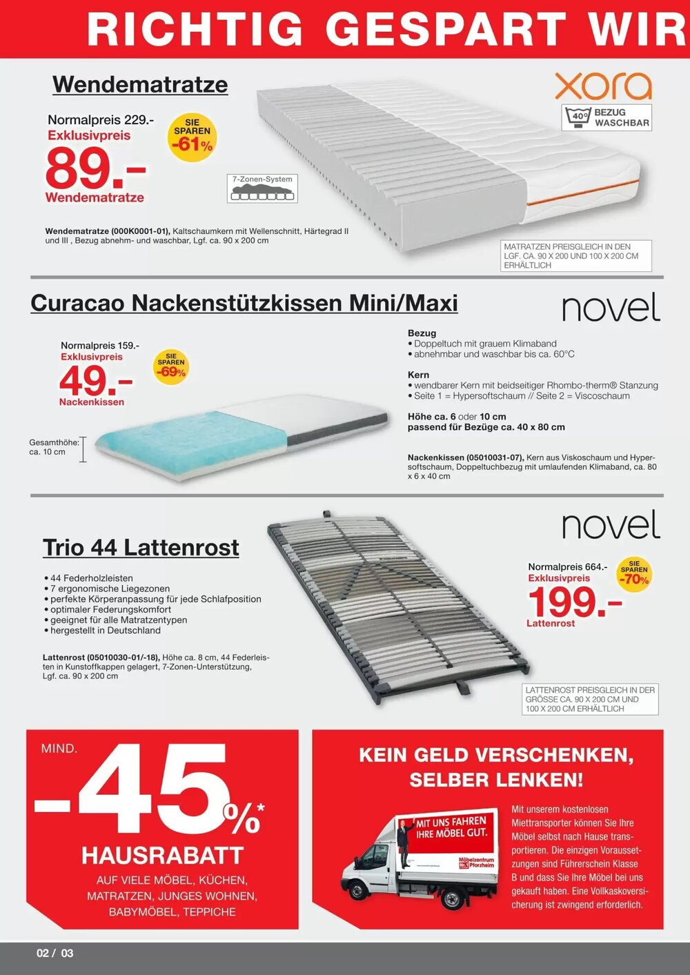 Möbelzentrum Pforzheim Prospekt (ab 02.03.2026) zum Blättern - Seite 2