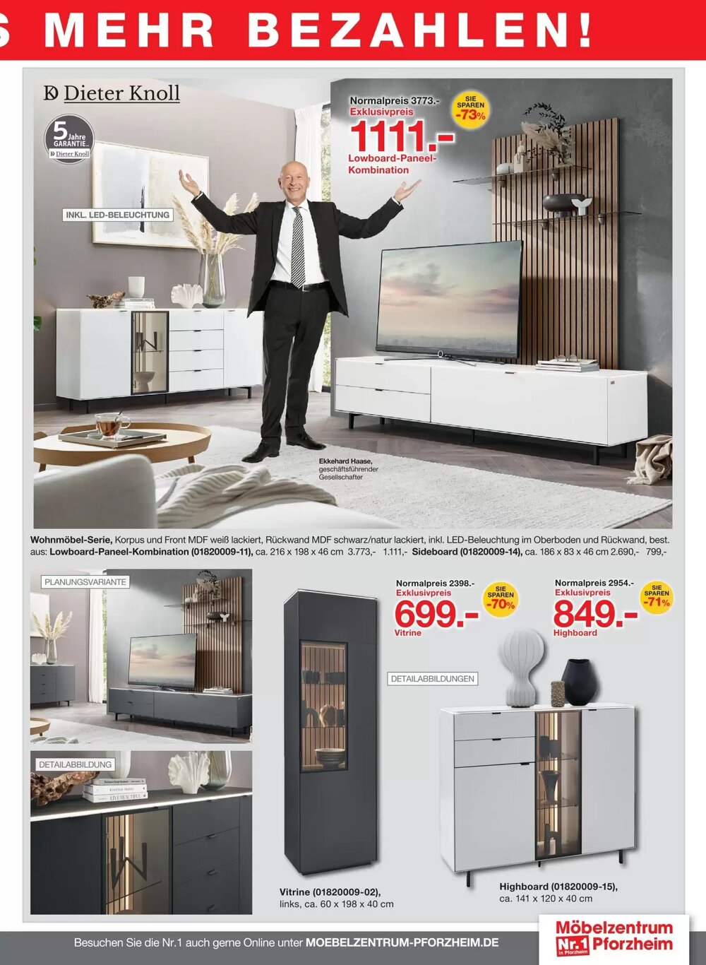 Möbelzentrum Pforzheim Prospekt (ab 02.03.2026) zum Blättern - Seite 15