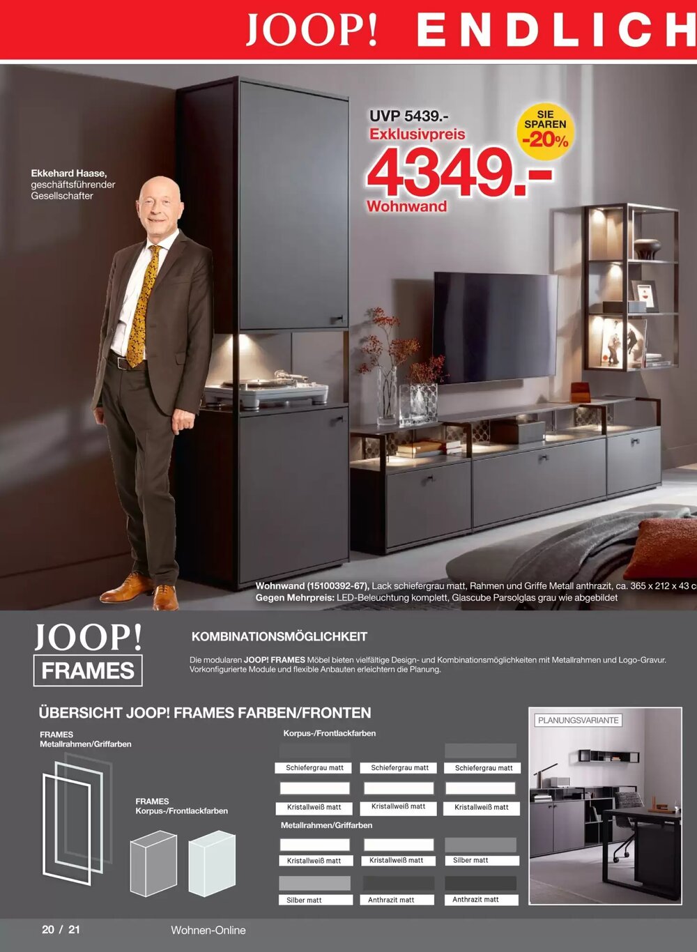 Möbelzentrum Pforzheim Prospekt (ab 02.03.2026) zum Blättern - Seite 20