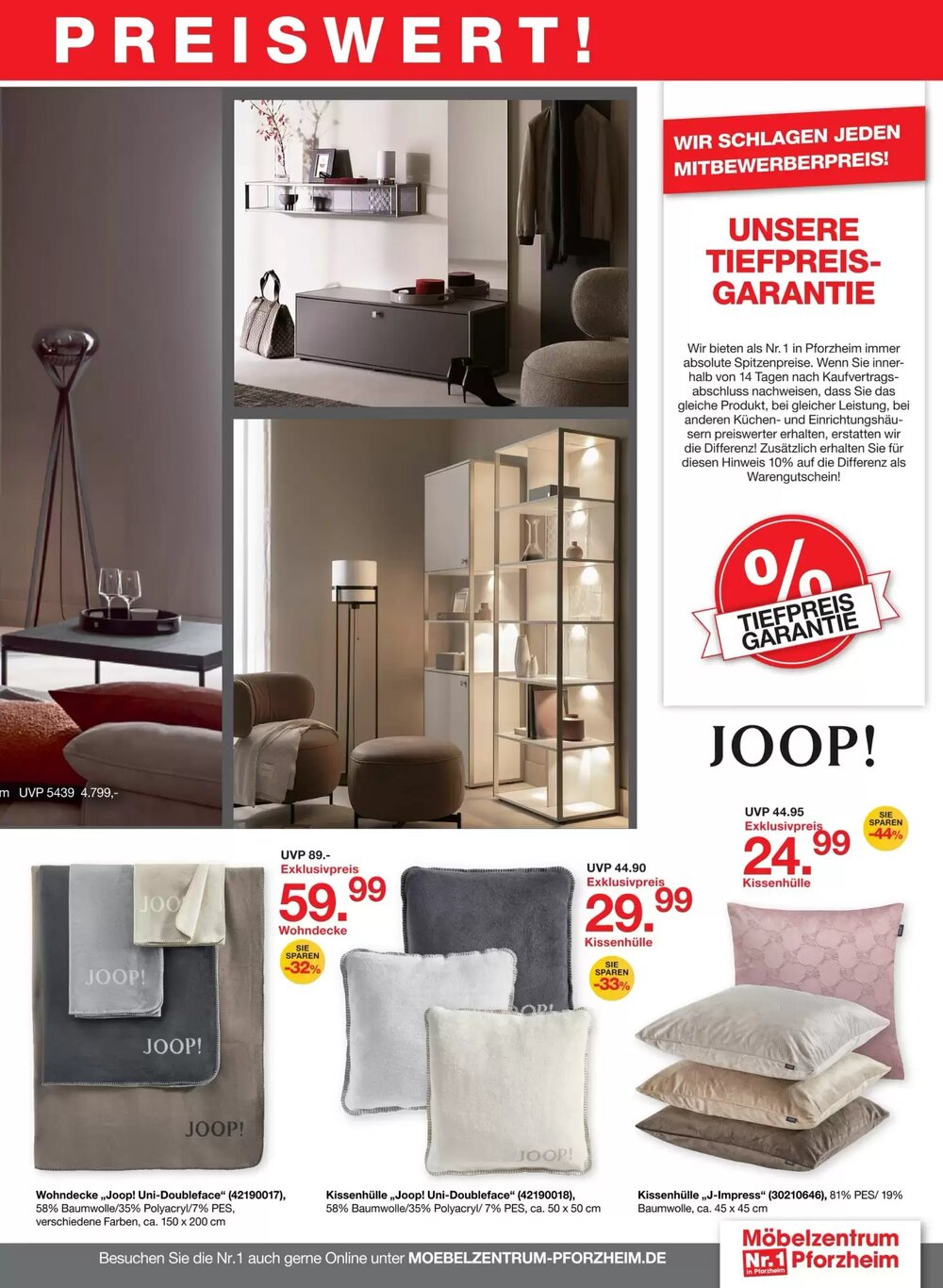 Möbelzentrum Pforzheim Prospekt (ab 02.03.2026) zum Blättern - Seite 21
