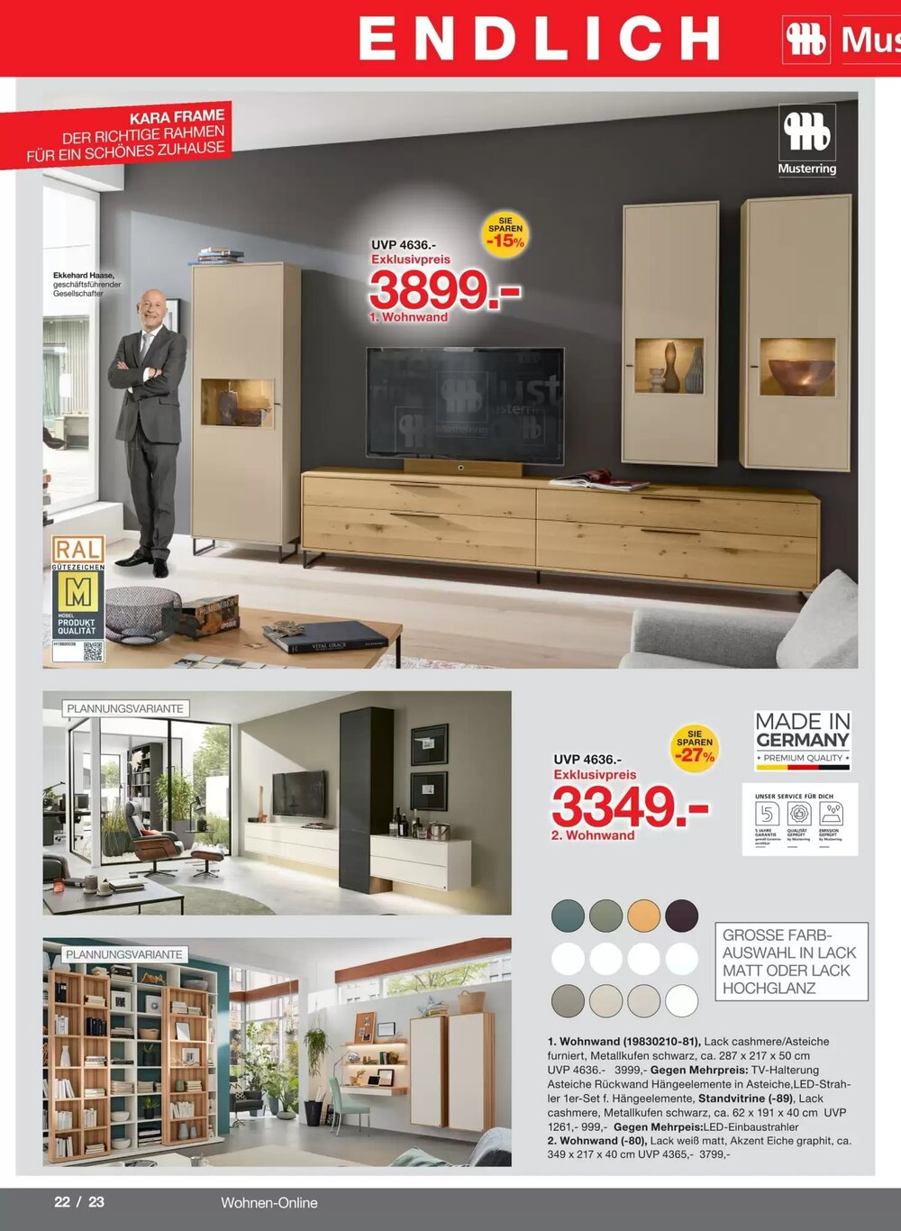 Möbelzentrum Pforzheim Prospekt (ab 02.03.2026) zum Blättern - Seite 22