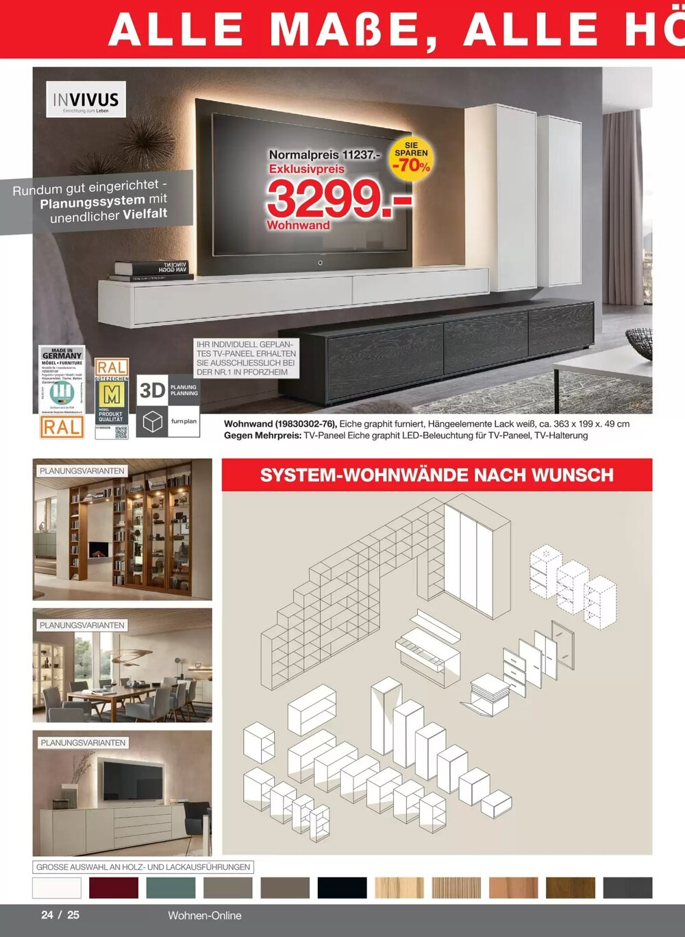 Möbelzentrum Pforzheim Prospekt (ab 02.03.2026) zum Blättern - Seite 24