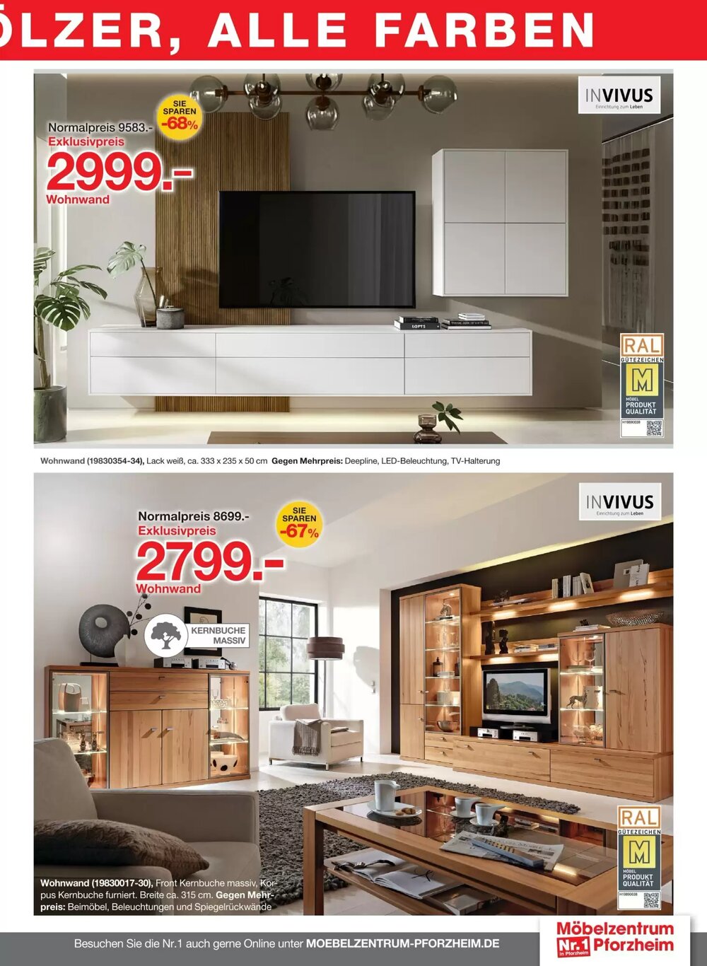 Möbelzentrum Pforzheim Prospekt (ab 02.03.2026) zum Blättern - Seite 25