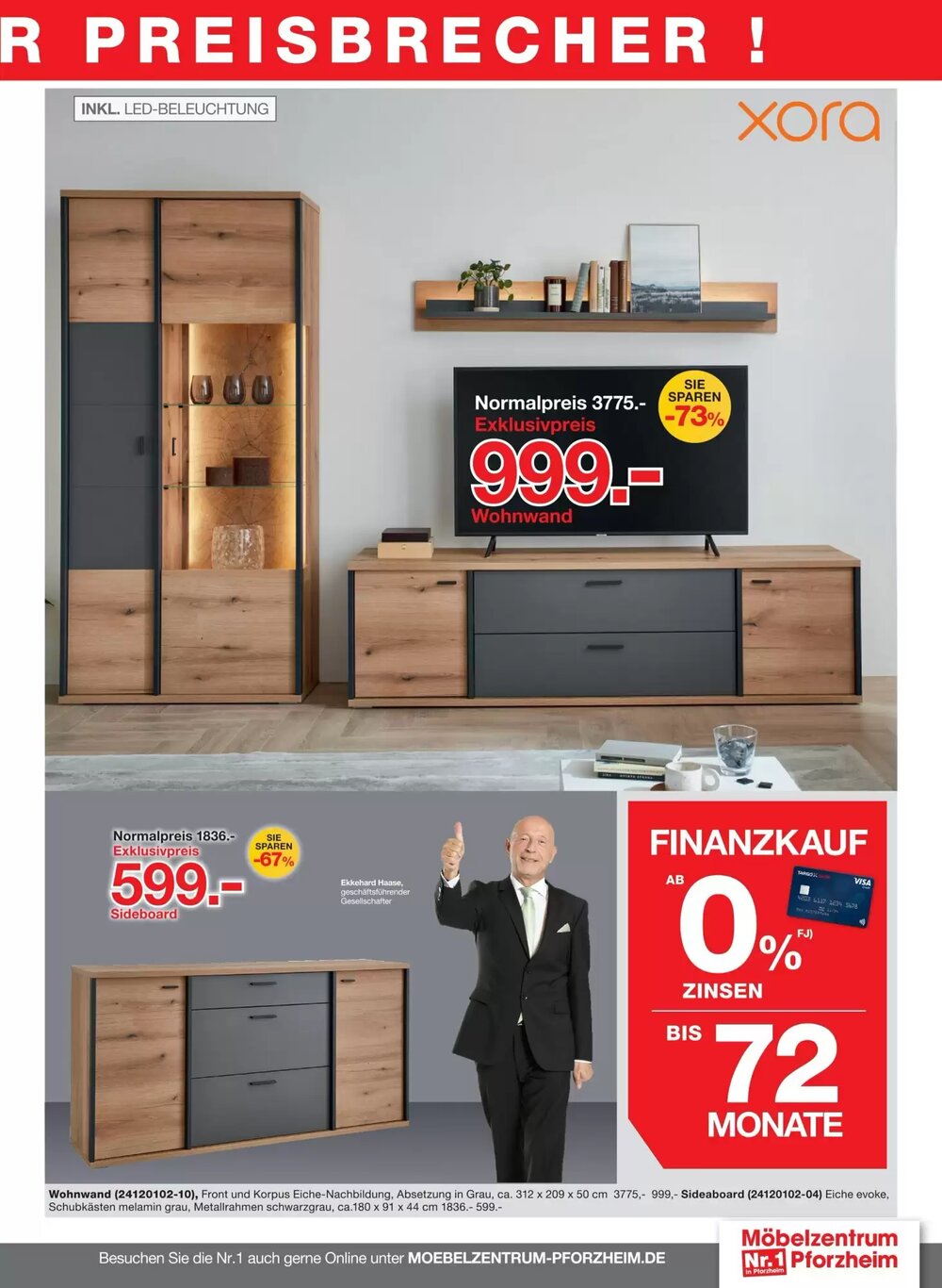 Möbelzentrum Pforzheim Prospekt (ab 02.03.2026) zum Blättern - Seite 3